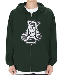 OY/オーワイ』 SPRAYED ODOLLY HOODIE ZIP UP/スプレーオードリー