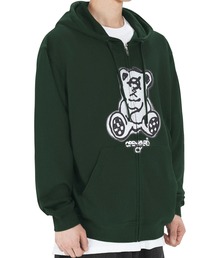 OY/オーワイ』 SPRAYED ODOLLY HOODIE ZIP UP/スプレーオードリー