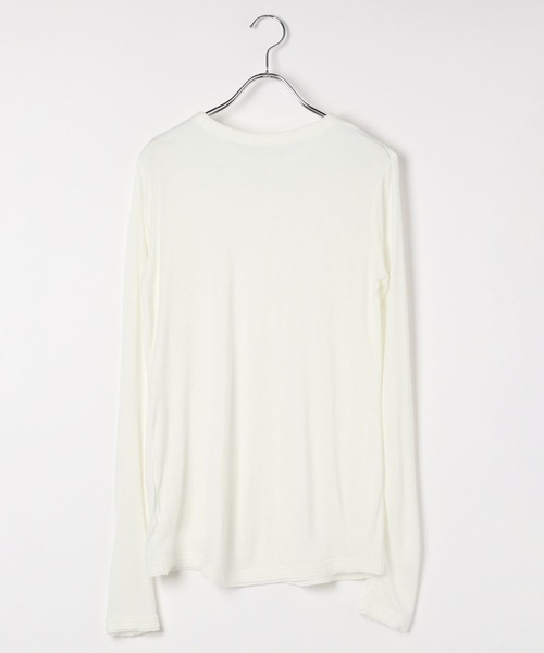 BAYFLOW（ベイフロー）の「ソフトフライスロングスリーブT（Tシャツ/カットソー・レディース・ブラック/グレー/オフホワイト・FREE）」の19枚目の写真