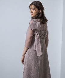 【kaene】formformaWEB限定 アシンメトリー チュールドレス/結婚式/パーティー/クルージング