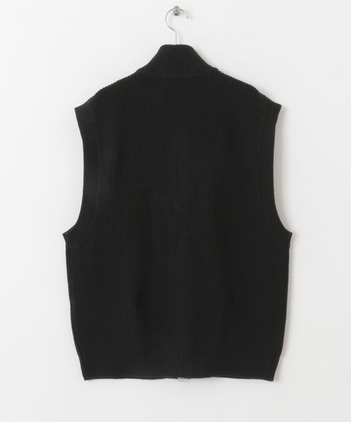 SENSE OF PLACE by URBAN RESEARCH（センスオブプレイスバイアーバンリサーチ）の「『洗濯可』ドライバーズニットベスト（ベスト・メンズ・ブラック・LARGE/MEDIUM）」の16枚目の写真