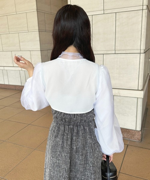 リボンチュールシアトップス | outlet | axes femme online shop