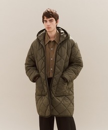 LAVENHAM(xn)Big Quilt Zipped Longline Brundon Mens / rbO Lg Wbvh OC uh Y(̑AE^[)
