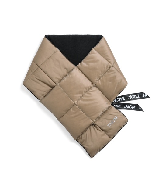 TAION（タイオン）の「【TAION(タイオン)】〈グッズ〉ベーシック ダウンマフラー（マフラー・メンズ・バーガンディー/ベージュ系1/チャコールグレー/キャメル/パープル/ダークオリーブ/ブラック/レモンイエロー/ダークグリーン/チョコ/ライトブルー/ミント/ネイビー系6/ベージュ/ラベンダー/グリーン系その他2/ダークグリーン系/ブラック系3/オレンジ/ブラウン系1/オリーブ/レオパード/ダークパープル/サンドベージュ/ライム/オフホワイト/グレー/ライトグレー/ダークネイビー/チャコール/カーキ/レッド系その他7/ブラック系その他3/その他9/ベージュ系4/ベージュ系5/ブルー系その他/ネイビー/その他8・ONESIZE）」の14枚目の写真