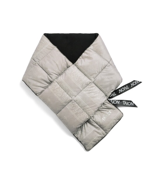 TAION（タイオン）の「【TAION(タイオン)】〈グッズ〉ベーシック ダウンマフラー（マフラー・メンズ・バーガンディー/ベージュ系1/チャコールグレー/キャメル/パープル/ダークオリーブ/ブラック/レモンイエロー/ダークグリーン/チョコ/ライトブルー/ミント/ネイビー系6/ベージュ/ラベンダー/グリーン系その他2/ダークグリーン系/ブラック系3/オレンジ/ブラウン系1/オリーブ/レオパード/ダークパープル/サンドベージュ/ライム/オフホワイト/グレー/ライトグレー/ダークネイビー/チャコール/カーキ/レッド系その他7/ブラック系その他3/その他9/ベージュ系4/ベージュ系5/ブルー系その他/ネイビー/その他8・ONESIZE）」の22枚目の写真