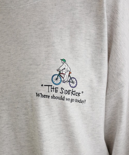 ANME（アンメ）の「パークプリント長袖Tシャツ（Tシャツ/カットソー・レディース・オートミール/ネイビー/オフホワイト/チャコールグレー・M/L）」の20枚目の写真