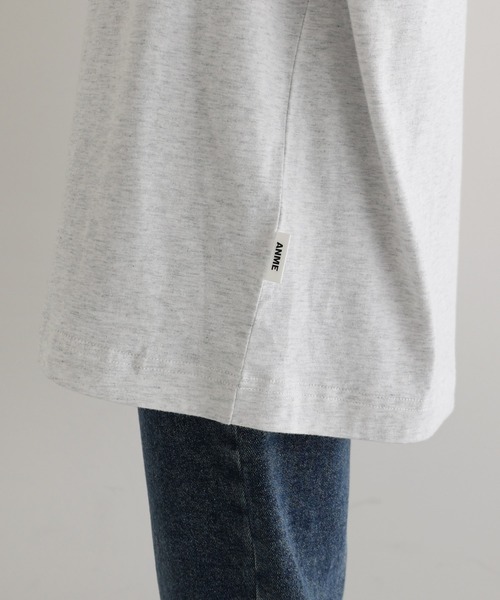 ANME（アンメ）の「パークプリント長袖Tシャツ（Tシャツ/カットソー・レディース・オートミール/ネイビー/オフホワイト/チャコールグレー・M/L）」の21枚目の写真