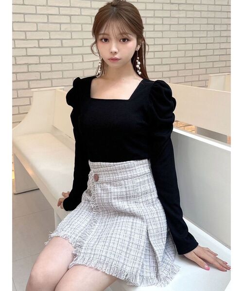 RESEXXY(リゼクシー)の「バックリボンカットトップス(Tシャツ/カットソー・レディース・ホワイト/ピンク/ブラック・FREE)」の10枚目の写真