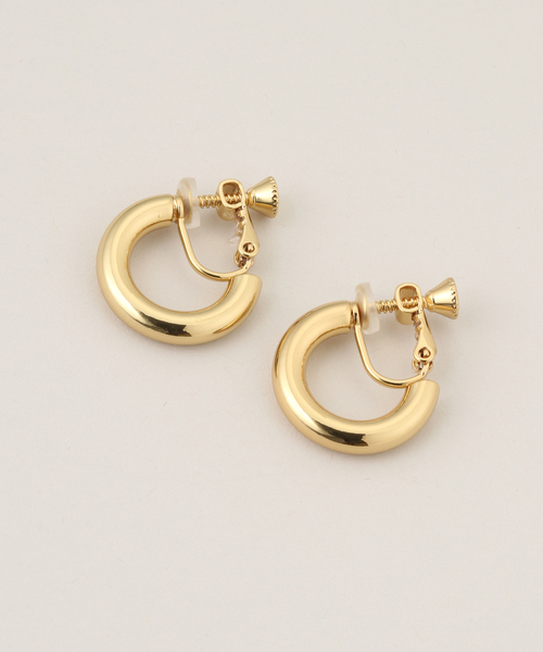 SLOBE IENA（スローブイエナ）の「CLANATE/クランテ ゴールドフープイヤリング（イヤリング・レディース・ゴールド・FREE）」の4枚目の写真