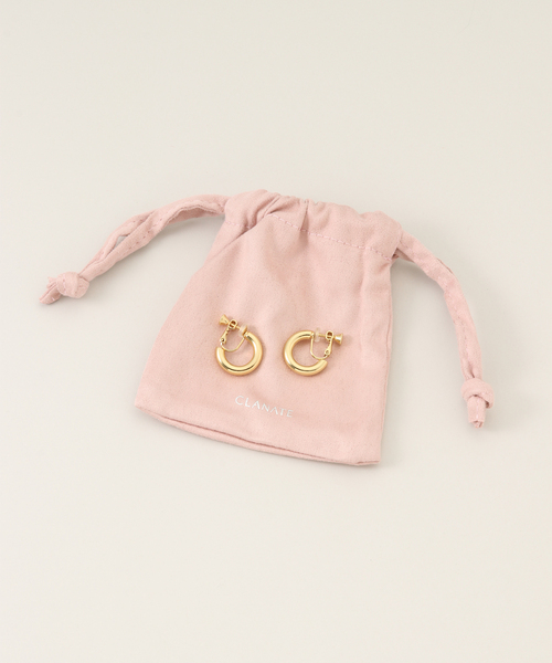 SLOBE IENA（スローブイエナ）の「CLANATE/クランテ ゴールドフープイヤリング（イヤリング・レディース・ゴールド・FREE）」の9枚目の写真