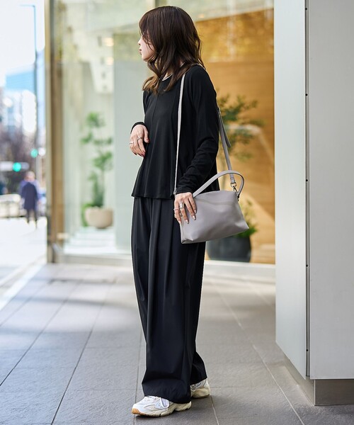 RONEL（ロネル）の「新色追加【RONEL】2WAYミニショルダーバッグ（ショルダーバッグ・レディース・ダークブラウン/シルバー/オフホワイト/ブラック/ライトグレー/ブラウン・FREE）」の9枚目の写真