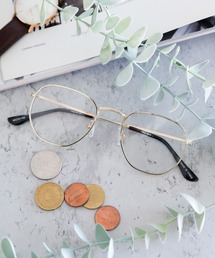 niko and... | オリジナルペンタゴンシェイプ伊達メガネ(メガネ)