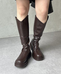 Thevon（ゼボン）の「Vカットロングブーツ（ブーツ）」