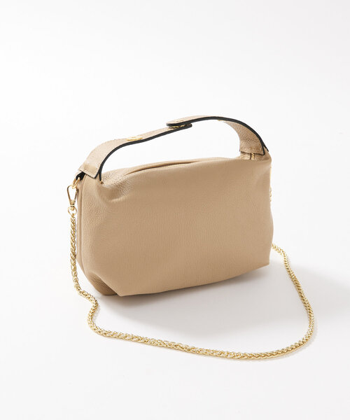 AULENTTI（オウレンティ）の「【オウレンティ】チェーンストラップ付ワンハンドルバッグ（ハンドバッグ・レディース・ボルドー/ベージュ・FREE）」の11枚目の写真