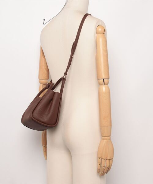 CALIFORNIA OUTFITTERS（カリフォルニア アウトフィッターズ）の「3-9B6 パイピング 2WAY スクエア ハンドバッグ（ハンドバッグ・レディース・ブラウン/ブラック・ONESIZE）」の13枚目の写真