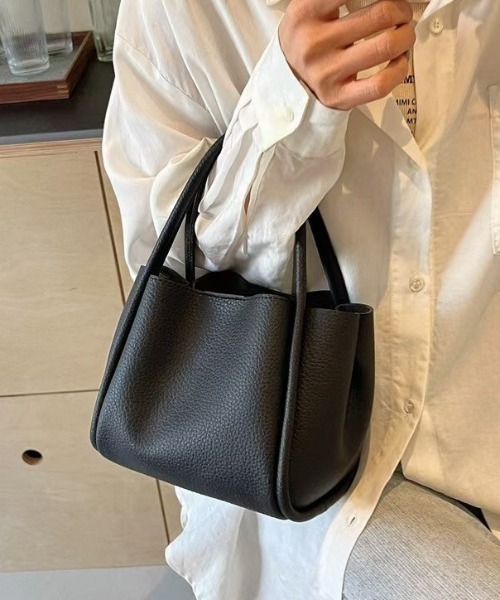 CALIFORNIA OUTFITTERS（カリフォルニア アウトフィッターズ）の「3-9B6 パイピング 2WAY スクエア ハンドバッグ（ハンドバッグ・レディース・ブラウン/ブラック・ONESIZE）」の5枚目の写真