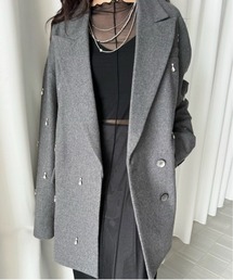 Ameri | UND ELSA BIJOU WOOL JACKET(テーラードジャケット)