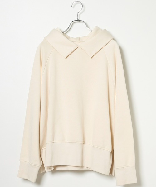 INED CLARO（イネドクラロ）の「裏起毛フーディ（Tシャツ/カットソー・レディース・ピンク/アイボリー/ブルー・フリー）」の15枚目の写真