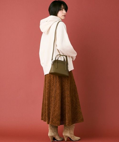 INED CLARO（イネドクラロ）の「裏起毛フーディ（Tシャツ/カットソー・レディース・ピンク/アイボリー/ブルー・フリー）」の9枚目の写真