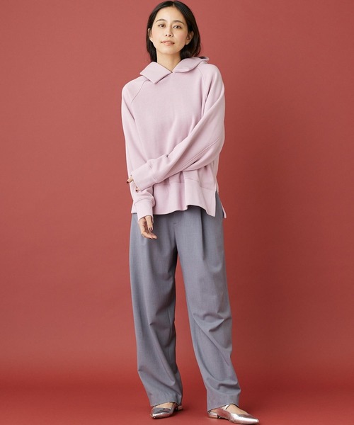 INED CLARO（イネドクラロ）の「裏起毛フーディ（Tシャツ/カットソー・レディース・ピンク/アイボリー/ブルー・フリー）」の14枚目の写真