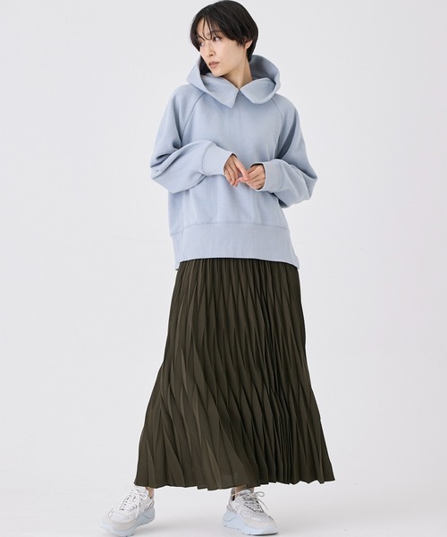 INED CLARO（イネドクラロ）の「裏起毛フーディ（Tシャツ/カットソー・レディース・ピンク/アイボリー/ブルー・フリー）」の19枚目の写真