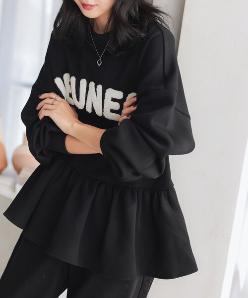 さがらロゴペプラムダイバートップス（スウェット）｜KOBE LETTUCE