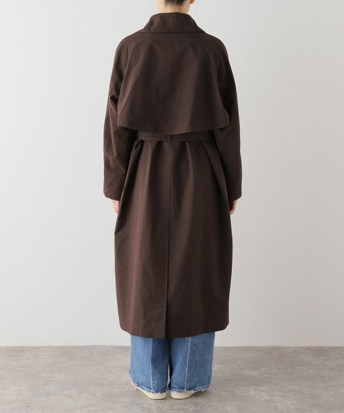 FRAMeWORK（フレームワーク）の「ハッスイピーチマキシトレンチコート（トレンチコート・レディース・ブラウン・38/36）」の10枚目の写真