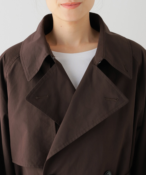 FRAMeWORK（フレームワーク）の「ハッスイピーチマキシトレンチコート（トレンチコート・レディース・ブラウン・38/36）」の11枚目の写真