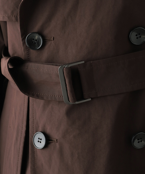 FRAMeWORK（フレームワーク）の「ハッスイピーチマキシトレンチコート（トレンチコート・レディース・ブラウン・38/36）」の16枚目の写真
