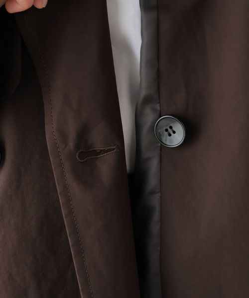 FRAMeWORK（フレームワーク）の「ハッスイピーチマキシトレンチコート（トレンチコート・レディース・ブラウン・38/36）」の18枚目の写真