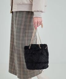 SHOO・LA・RUE | フェイクファーキルトショルダー(ショルダーバッグ)