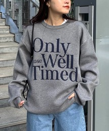 CIAOPANIC TYPY | 【ユニセックス】メッセージロゴジャガードニット(ニット/セーター)