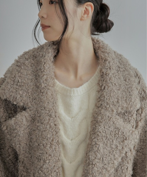 Olu.（オルドット）の「カーリーファービッグカラーコート（その他