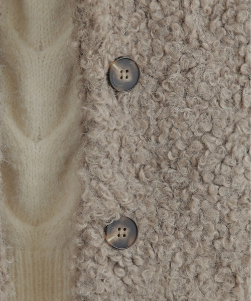 Olu.（オルドット）の「カーリーファービッグカラーコート（その他