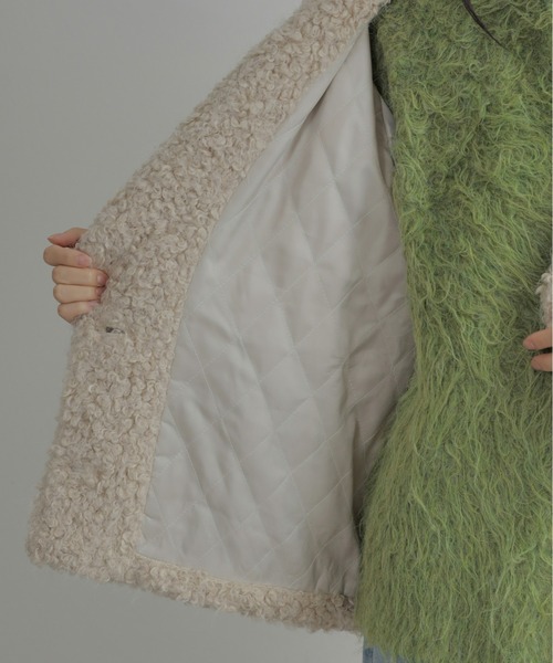 Olu.（オルドット）の「カーリーファービッグカラーコート（その他