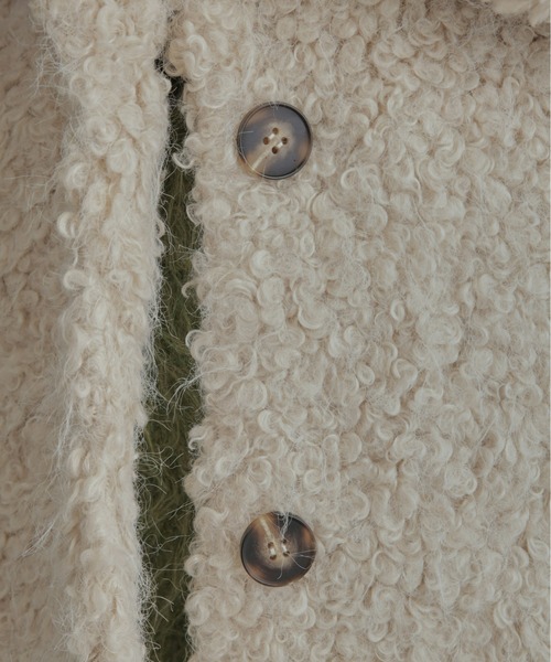 Olu.（オルドット）の「カーリーファービッグカラーコート（その他