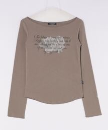 MAGPIEROBIN | MAGPIE ROBIN／フラワーBOATロングスリーブ(Tシャツ/カットソー)