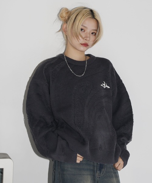 限定 完売品 アルファアイコン OKATAOKA ドライニットティ SM Premium Fuwamochi Knit / 極上ふわもちニット（ニット/セーター