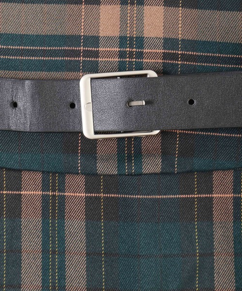 PHILLY(フィリー)の「【PHILLY】ベルトセットチェックスカパン(スカート・レディース・グリーン/ワイン・FREE)」の16枚目の写真