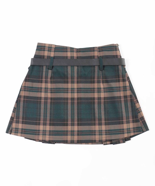 PHILLY(フィリー)の「【PHILLY】ベルトセットチェックスカパン(スカート・レディース・グリーン/ワイン・FREE)」の17枚目の写真