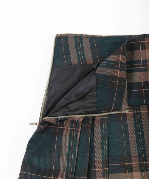 PHILLY(フィリー)の「【PHILLY】ベルトセットチェックスカパン(スカート・レディース・グリーン/ワイン・FREE)」の18枚目の写真