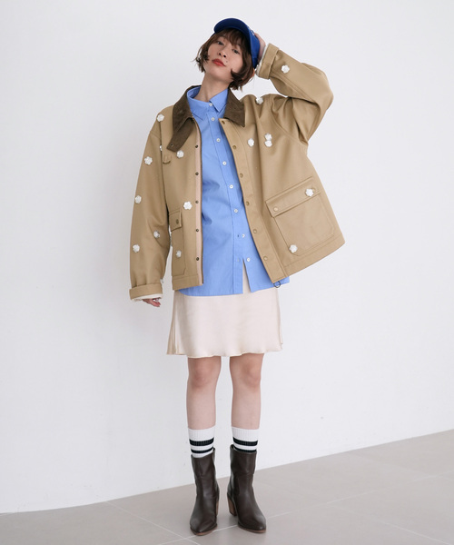 SLOBE citron. Bijou hunting ジャケット　カバーオール SLOBE citron.（スローブシトロン）の「《WEB限定》SLOBE citron