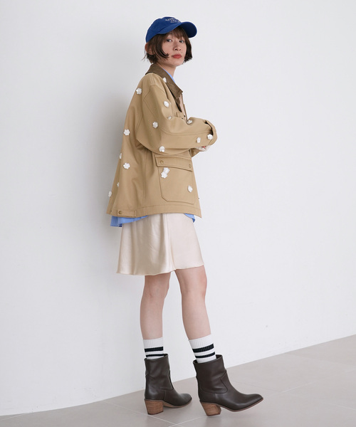 SLOBE citron.(スローブシトロン)の「《WEB限定》SLOBE citron. Bijou hunting ジャケット(その他アウター・レディース・キャメル・FREE)」の4枚目の写真