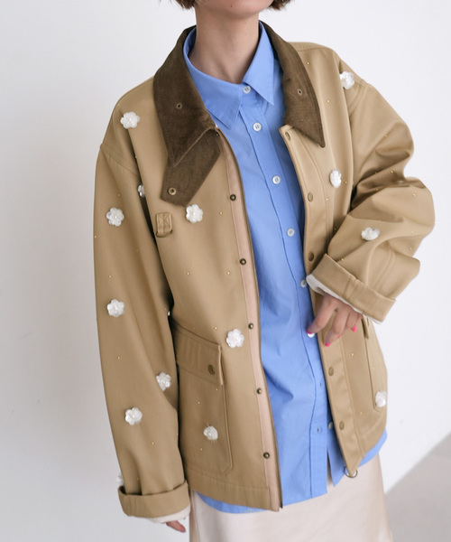 SLOBE citron. Bijou hunting ジャケット　カバーオール SLOBE citron.（スローブシトロン）の「《WEB限定》SLOBE citron