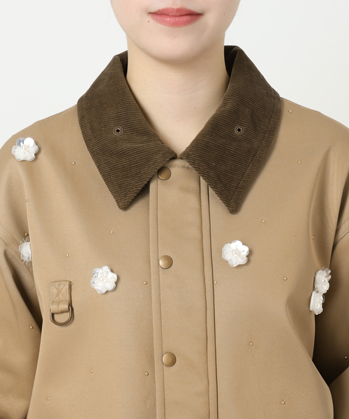 SLOBE citron. Bijou hunting ジャケット　カバーオール SLOBE citron.（スローブシトロン）の「《WEB限定》SLOBE citron