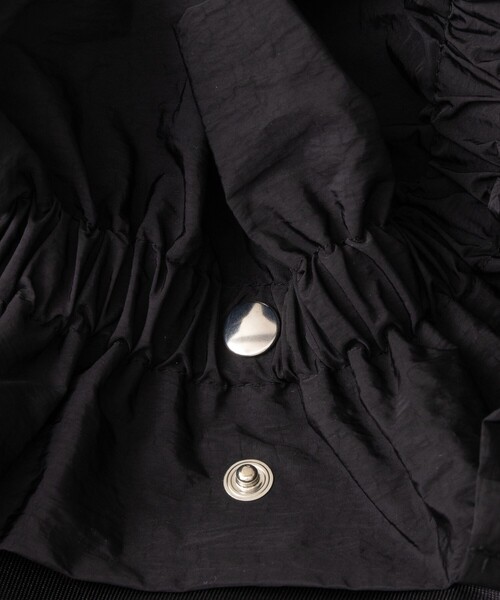 HOUGA（ホウガ）の「【HOUGA/ホウガ】my will bag/フリルショルダーバッグ/横長（ショルダーバッグ・レディース・ブラック・FREE）」の5枚目の写真