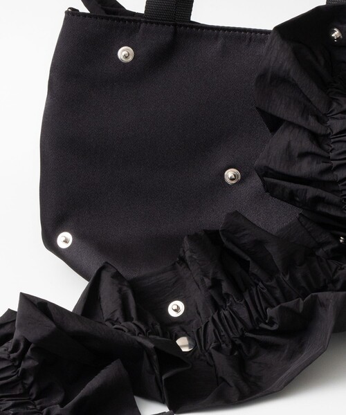 HOUGA（ホウガ）の「【HOUGA/ホウガ】my will bag/フリルショルダーバッグ/横長（ショルダーバッグ・レディース・ブラック・FREE）」の9枚目の写真