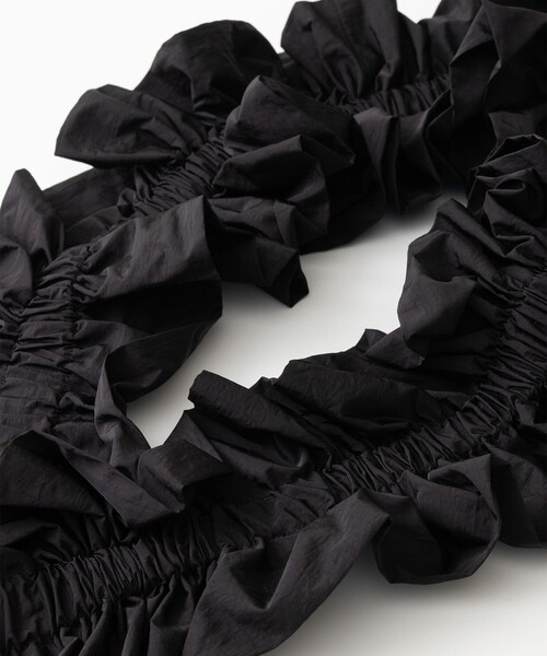 HOUGA（ホウガ）の「【HOUGA/ホウガ】my will bag/フリルショルダーバッグ/横長（ショルダーバッグ・レディース・ブラック・FREE）」の11枚目の写真