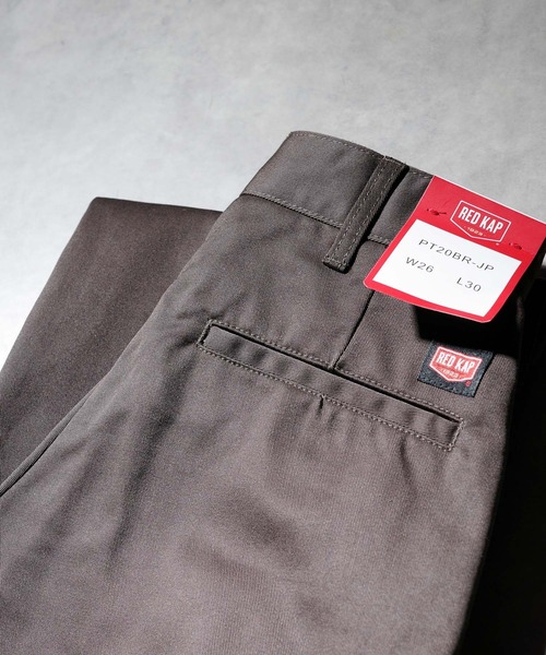 RED KAP(レッドキャップ)の「【RED KAP】PT20 INDUSTRIAL WORK PANTS(チノパンツ・メンズ・グリーン/ベージュ/ネイビー/オフホワイト/チャコールグレー/ブラック/ダークブラウン系・X-SMALL/SMALL/MEDIUM/LARGE/X-LARGE/XX-LARGE/XXX-LARGE/XXXX-LARGE)」の1枚目の写真