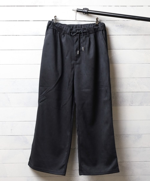 ARCHIVER(アーカイバ)の「フェイクスエード ストレートワイドパンツ(その他パンツ・メンズ・スミクロ/グレー/ブルー・LARGE/MEDIUM)」の1枚目の写真